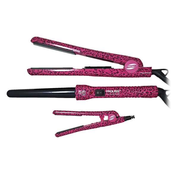 ProLiss 3-Piece Flat Iron and Curling Iron Set