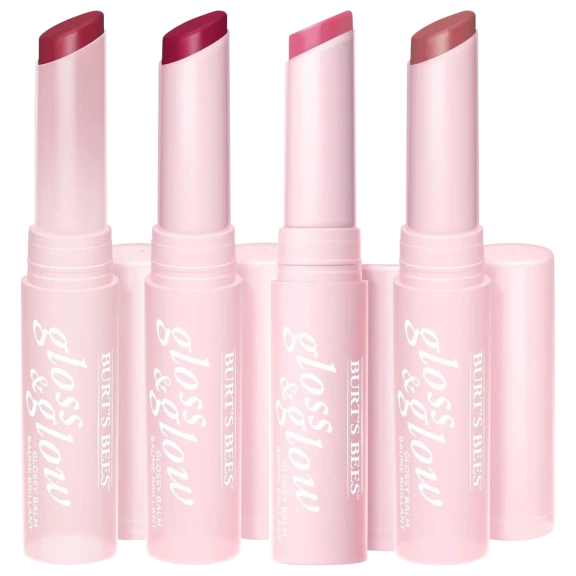 4-Pack: Burt's Bees Gloss & Glow Lip Balms