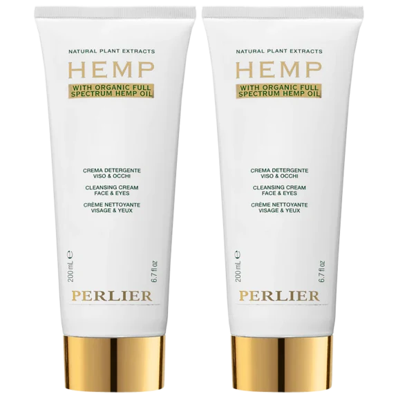 2-Pack: Perlier Hemp Cleansing Cream for Face & Eyes