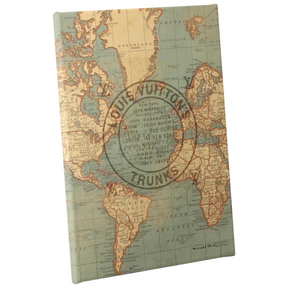Fairchild Paris Louis Vuitton Vintage Map Canvas - 24" x 36"