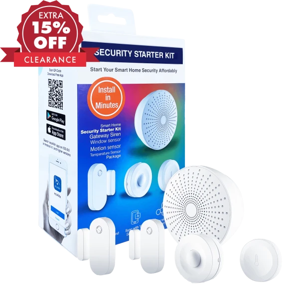 Eco4life Smart Home 5-Piece DIY Wireless Alarm Security System Kit