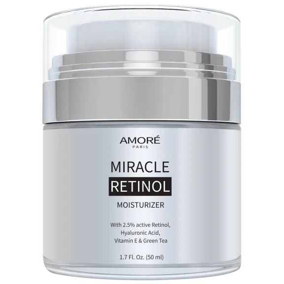Amore Paris Retinol 2.5% High Potency Anti-Aging Moisturizer (1.7 Fl. Oz.)