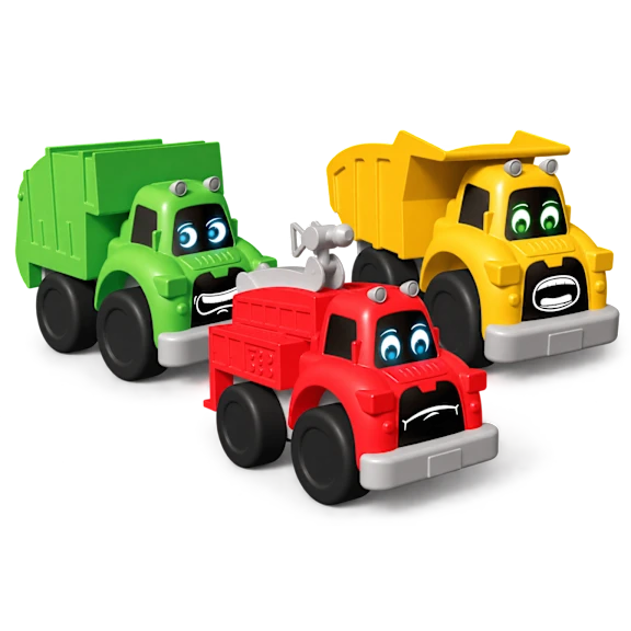 The Talking Animated Trucks (3-Pack)