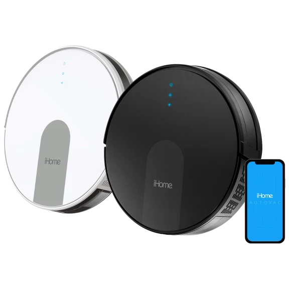 iHome AutoVac Eclipse 2-in-1 Robot Vacuum and Mop with Mapping Technology