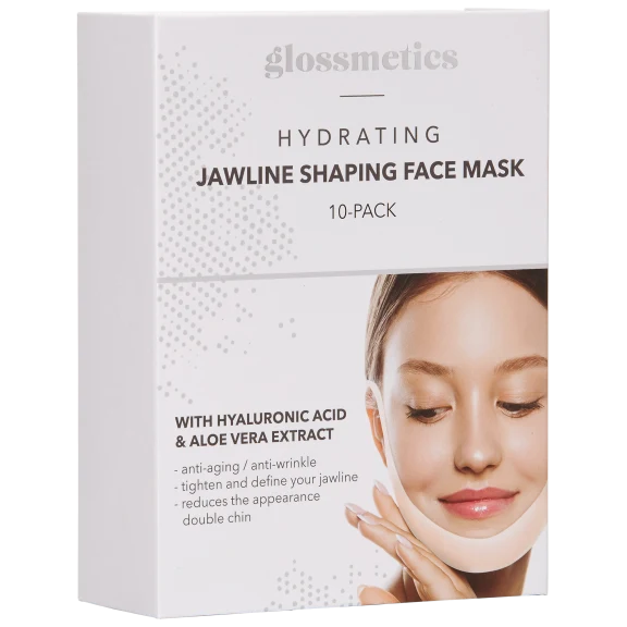 10-Pack: Glossmetics Hydrating Jawline Shaping Face Masks