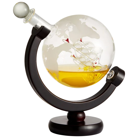 Aisle26 Globe Whiskey Decanter