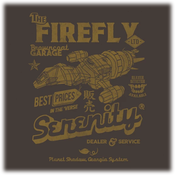 Serenity - Screen-Printed Tee