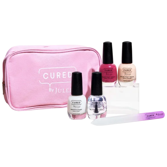 Cured by Julep 5-Piece Nail Treatment and Color Manicure Kit