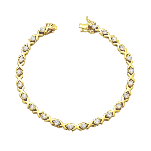 Savvy Cie 14K 'X & O' Bracelet
