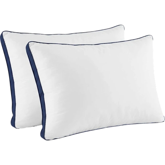 2-Pack: Hannah Linen Premium Gusseted Pillows