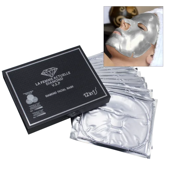 12-Pack: La Femme Actuelle Diamond Infusion Facial Masks