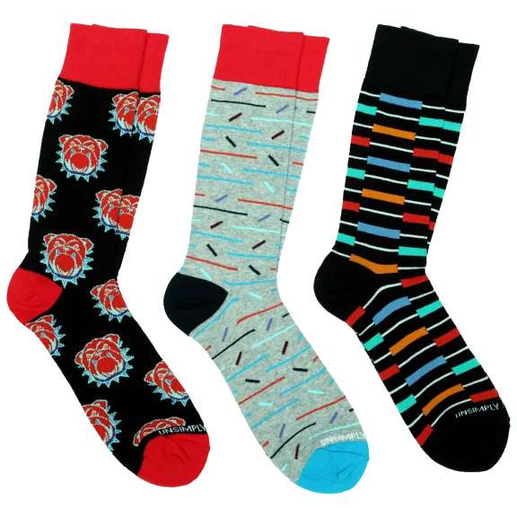 Unsimply Stitched 3-Pack Dress Socks