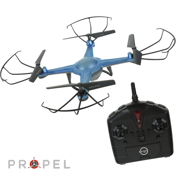Propel RC Orbit 2.4 GHz HD Camera Drone w/One-Touch Remote and Extra Batteries