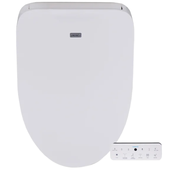 BioBidet USPA 4800 Electric Bidet Seat w/ Warm Water, Heated Seat & Touch Remote