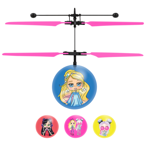World Tech RC Toys Boxy Girl Mystery Box IR UFO Ball Helicopter