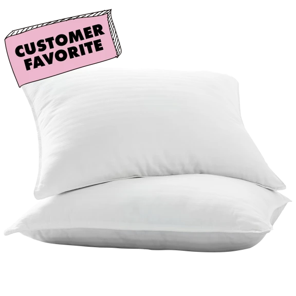 2-Pack: Villa Novum Zero-Shift Plush Gel Fiber Pillows (Standard)