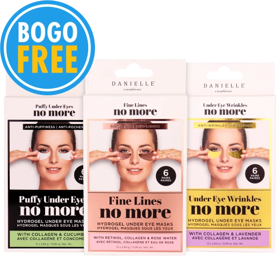 18-Pack: Danielle Hydrogel Collagen Under-Eye Masks
