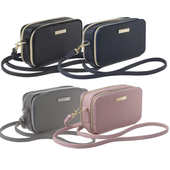 Adrienne Vittadini Phone Charging Double Crossbody