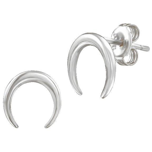 Savvy Cie Crescent Moon Stud