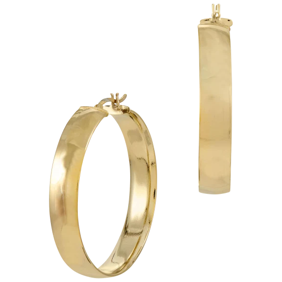 Savvy Cie Gold Plated Fashion Hoops