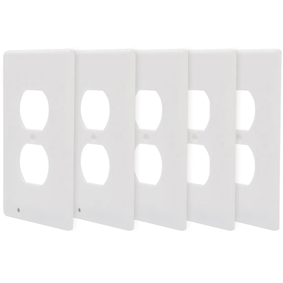 5-Pack: Hakol Snap-On LED Night Light Outlet Cover Plates