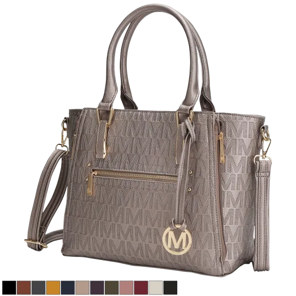 MKF Collection Cairo M Signature Satchel Handbag by Mia K​