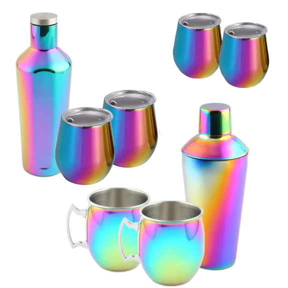 Cambridge Rainbow Drinkware Entertaining Sets