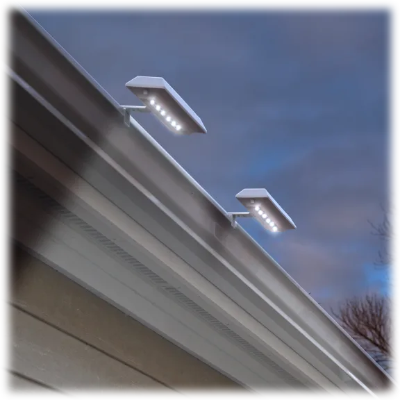 2-Pack: Touch of Eco NiteBrite Solar Gutter/Fence Lights