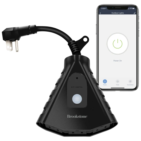 Brookstone 3 Outlet Smart Plug