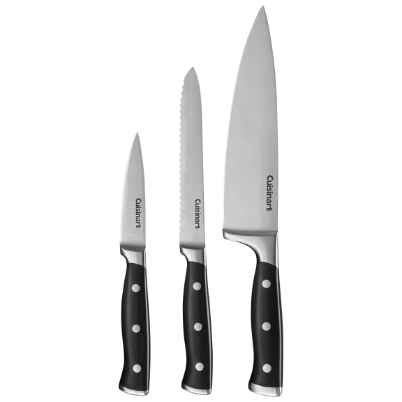 Cuisinart 3-Piece Triple Rivet Collection Cutlery Set