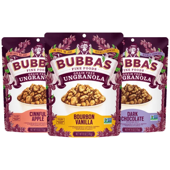 12-Pack: Bubba's Fine Foods Assorted UnGranola Mix