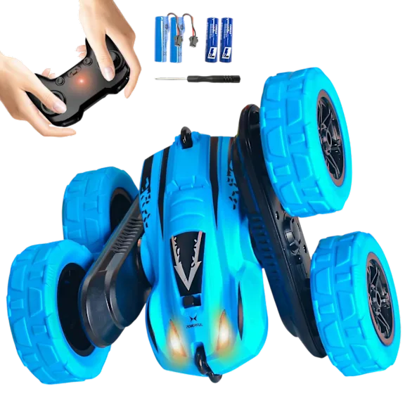 RacingFun Remote Control Swing Stunt Car with Light 2.4G