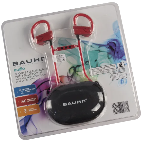 Bauhn Wireless Sweat-proof Performance Earbuds with Mic and Storage Case