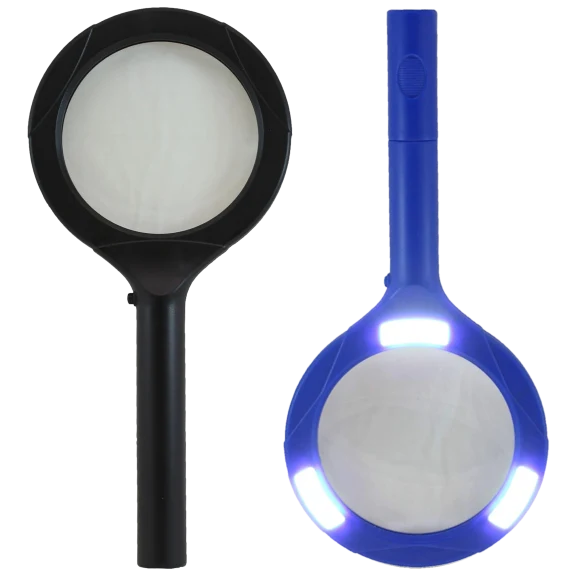 2-Pack: LitezAll COB LED Lighted Magnifier