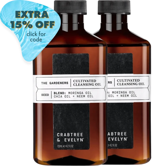 2-Pack: Crabtree & Evelyn The Gardeners Cultivated Cleansing Oil