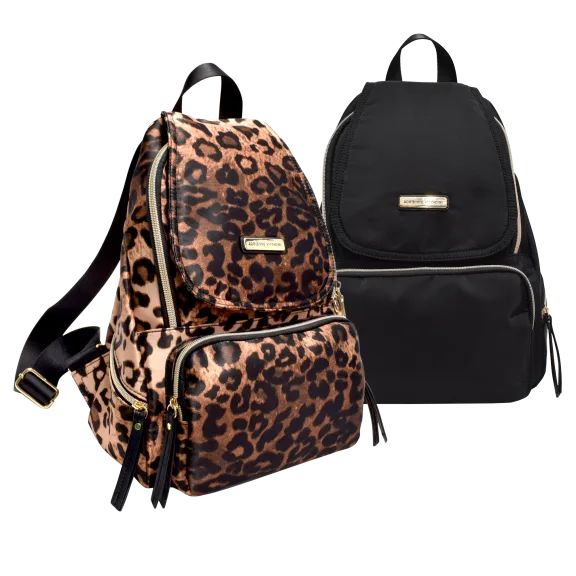 Adrienne Vittadini Smooth Nylon Fashion Backpack