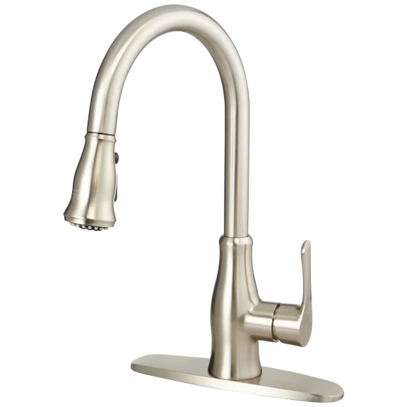 Dalmo Brushed Nickel Touchless Kitchen Faucet