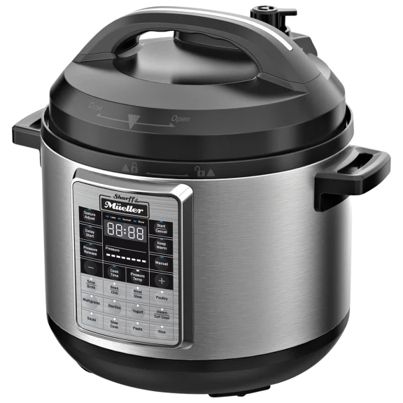 Sharff & Mueller 6-Quart Programmable 12-in-1 Pressure Cooker