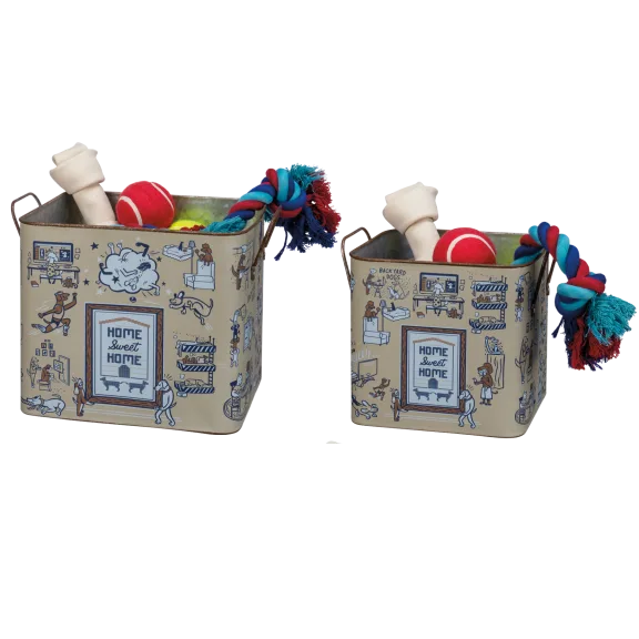 Primitives by Kathy Dog Park Storage Bins (Set of 2)