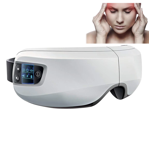 Sharper Image Heated Eye Massager with Soothing Sounds