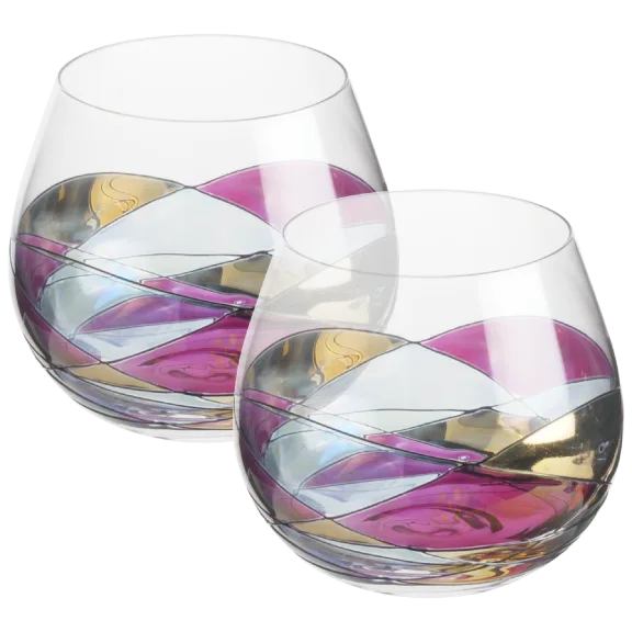 2-Pack: Antoni Barcelona Balloon Stemless Wine Glass