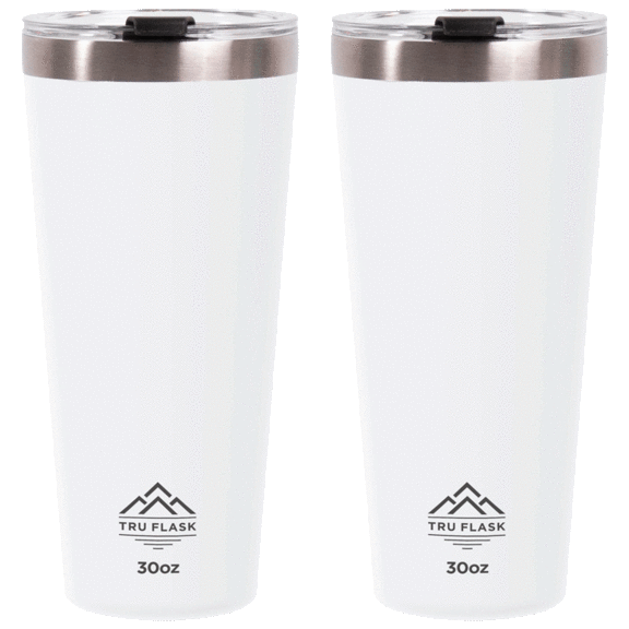 2-Pack: 30oz TruFlask Tumblers