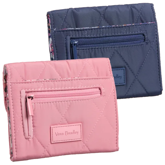 Vera Bradley Ultralight RFID Mini Tri-Fold Wallet