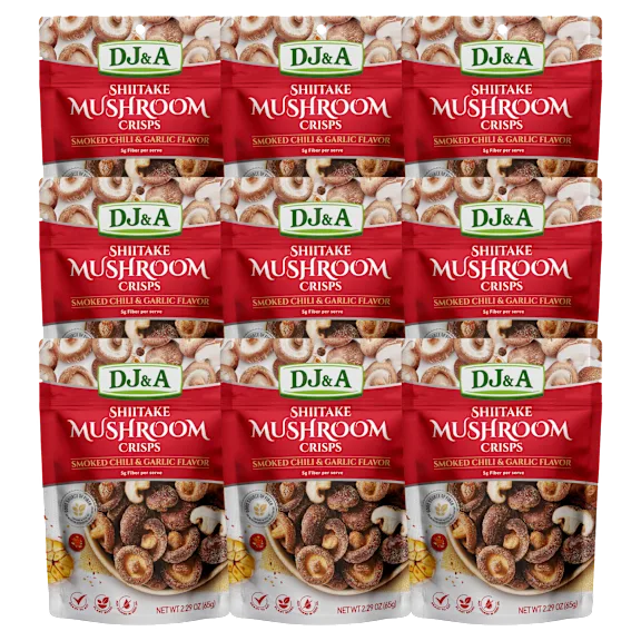 9-Pack: DJ&A Veggie Crisps