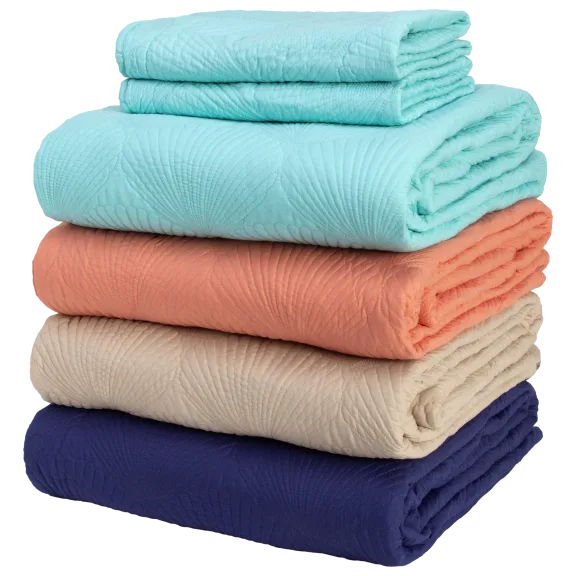 Cottage Collection Coastal Shell 3-Piece Quilt Set