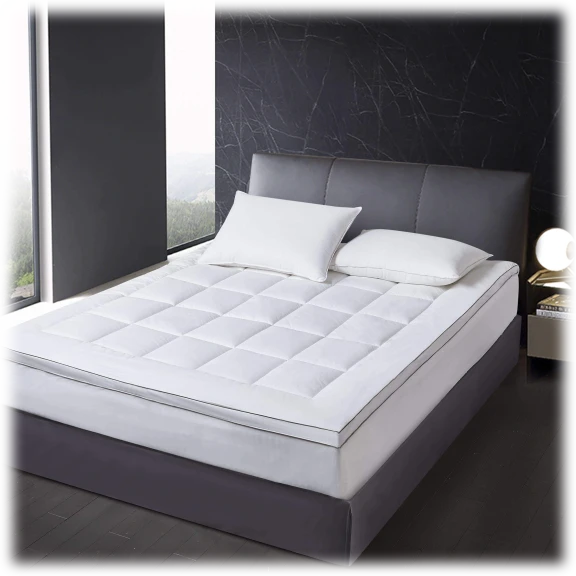 Kathy Ireland 225 Thread Count Tencel Poly Filled Mattress Topper