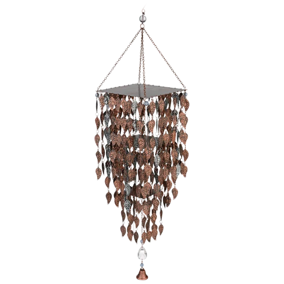 Grasslands Road Bronze Leaves Metal Wind Chime