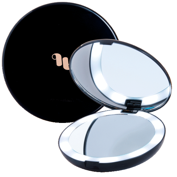 Hazel and Havi 1X/5X Compact LED Mirror