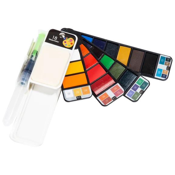 KidoPaints™ Mess-Free Watercolor Palette