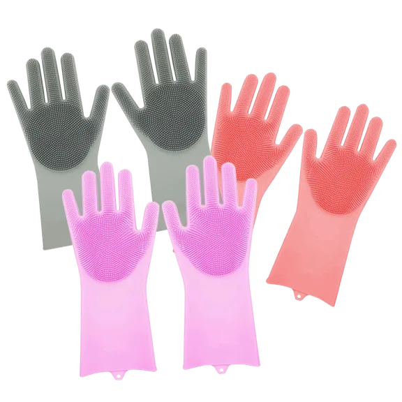 Magic Reusable Cleaning Scrubber Gloves